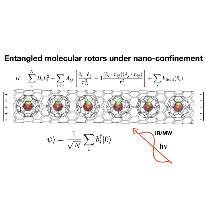 Quantum Information Processing with Molecular Lattices