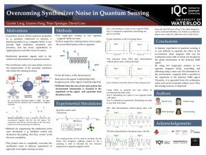 Overcoming Synthesizer Noise in Quantum Sensing poster