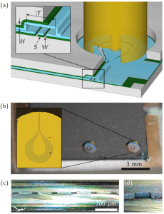 4 figures demonstrating chip to chip bonding