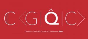 Canadian Graduate Quantum Conference 2020 with logo