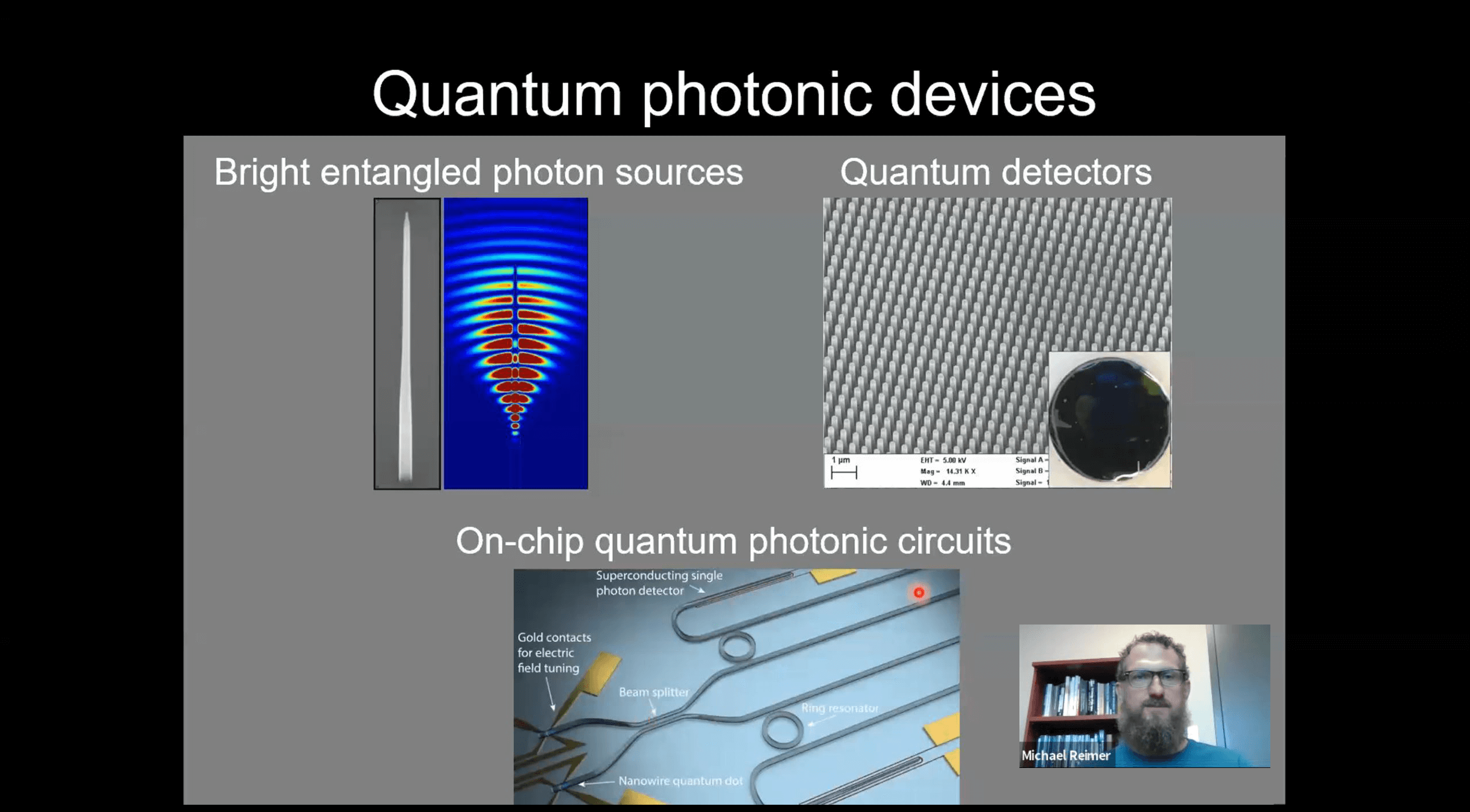 Quantum photonic devices using shaped semiconductor nanowires