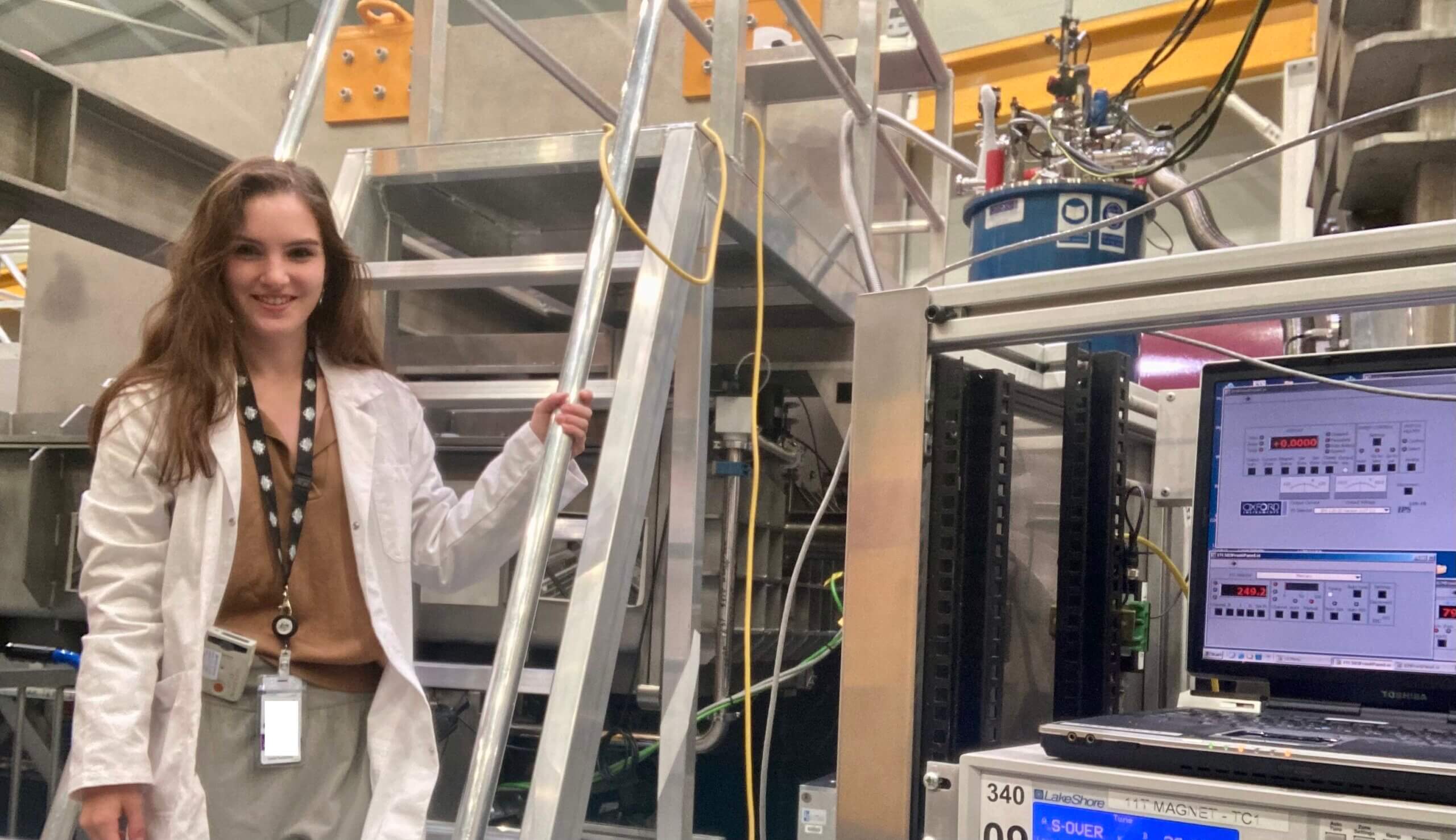 TQT-supported graduate student furthers neutron-based quantum material research with visit to Australia